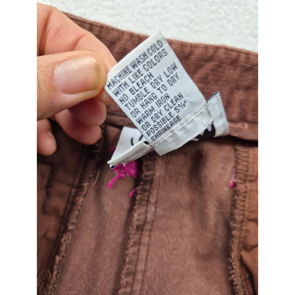 Lilly Pulitzer Brown Corduroy Horse Embroidered Pants Pink Equestrian Size 6 - Picture 9 of 15